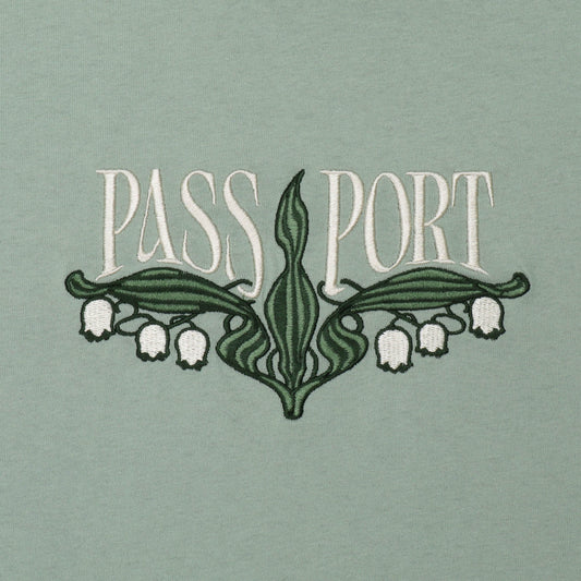 PassPort Lily of The Valley T-Shirt Stonewash Green