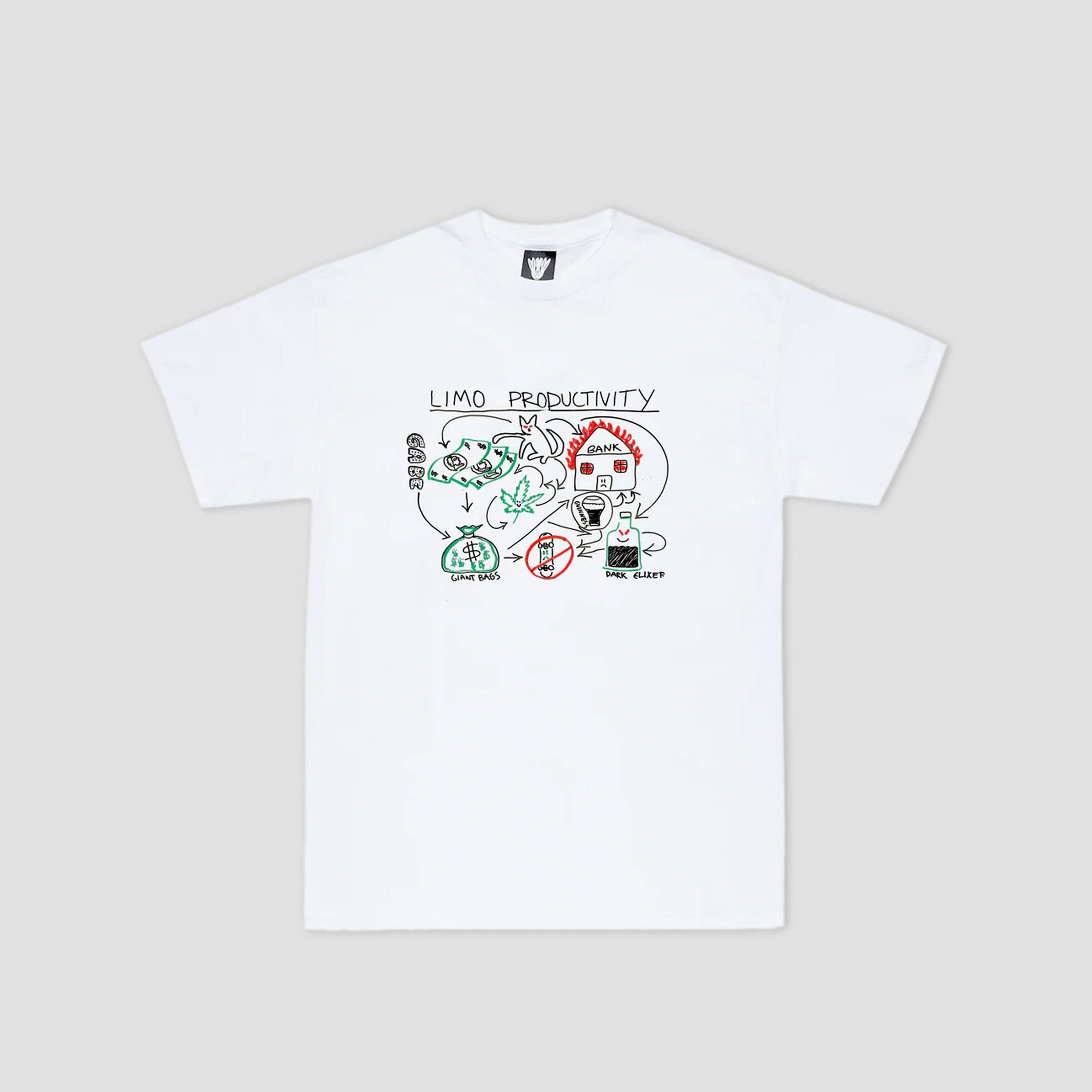 Limosine Productivity T-Shirt White