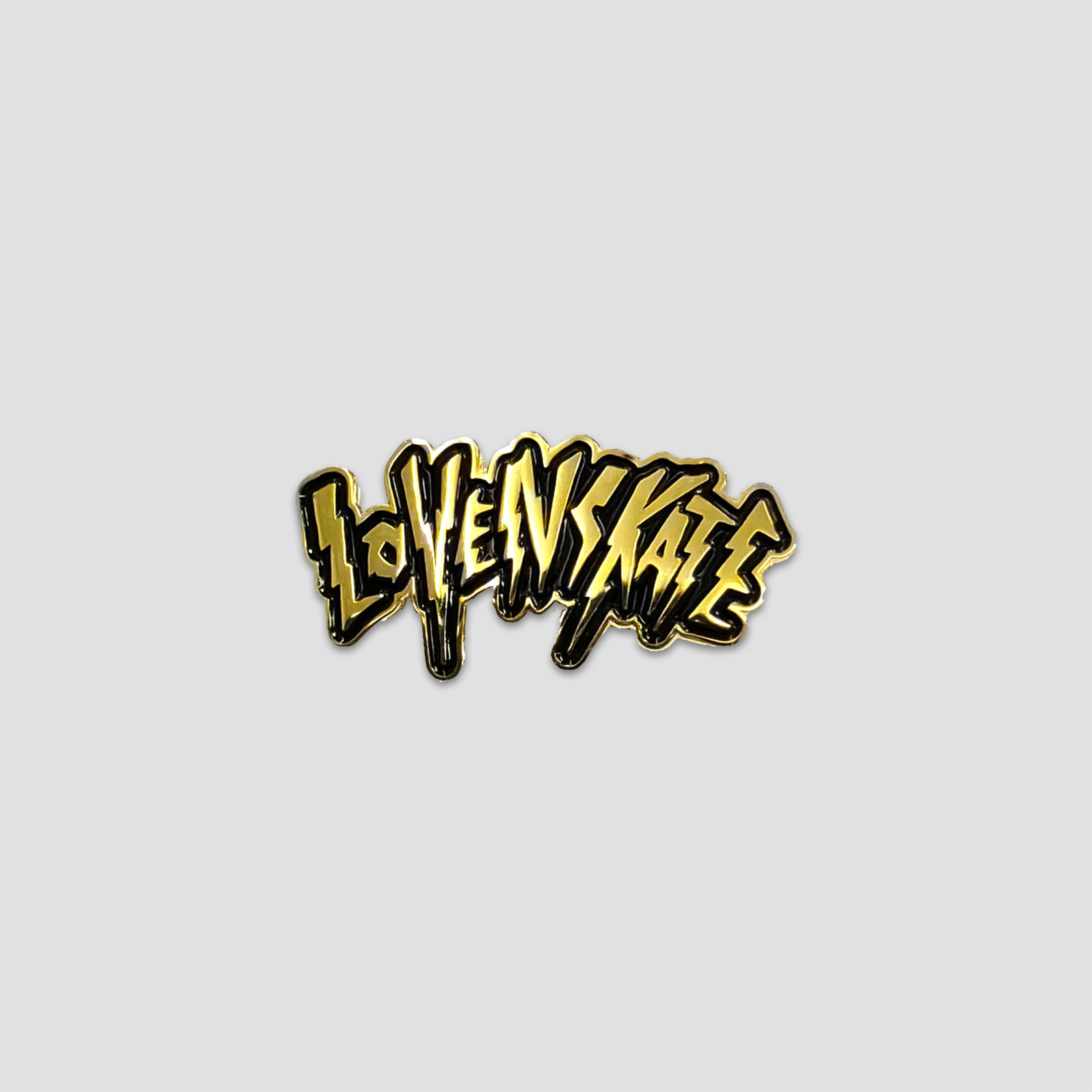 Lovenskate Pin Badge by Barf Gold