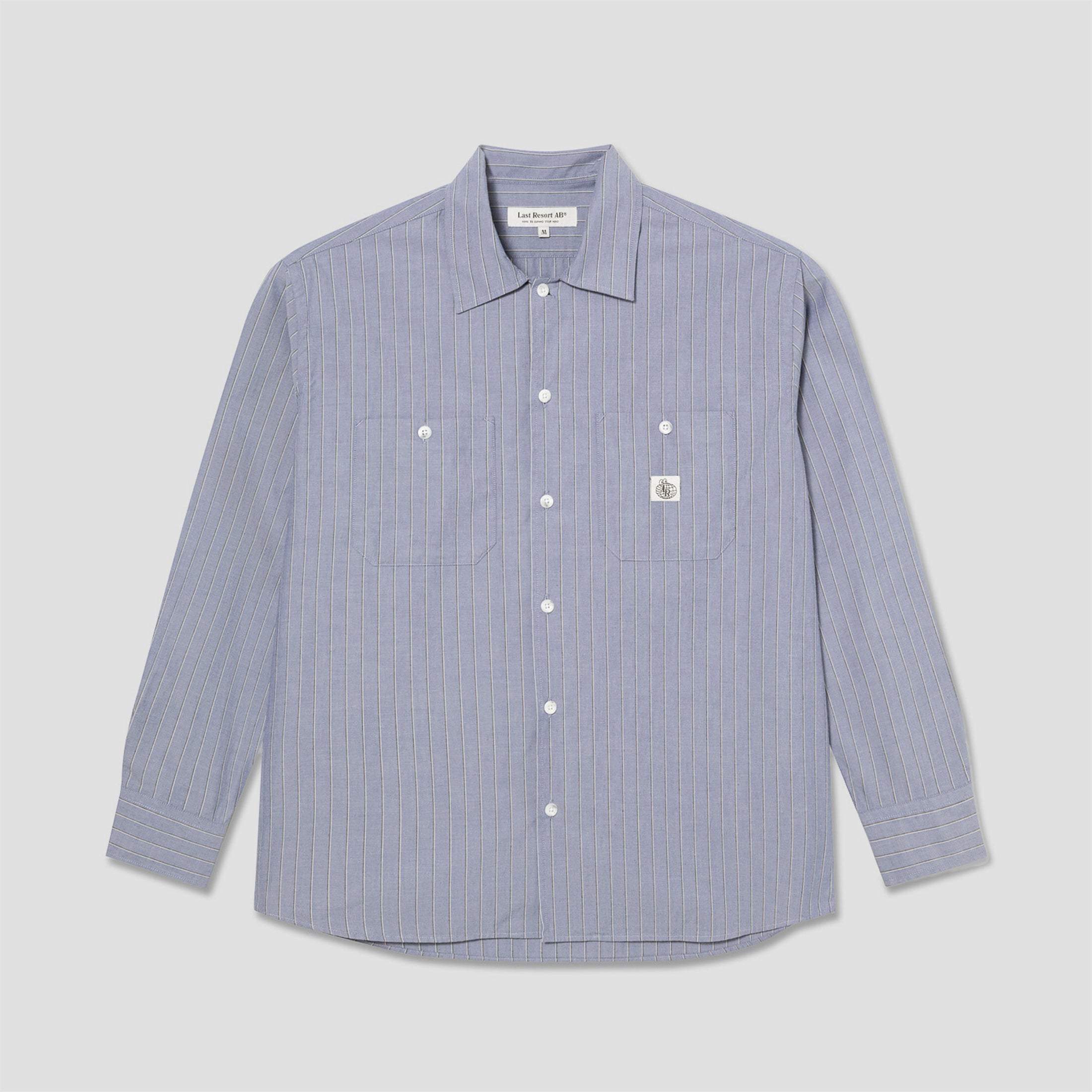 Last Resort AB SM001 Long Sleeve Shirt Zen Blue