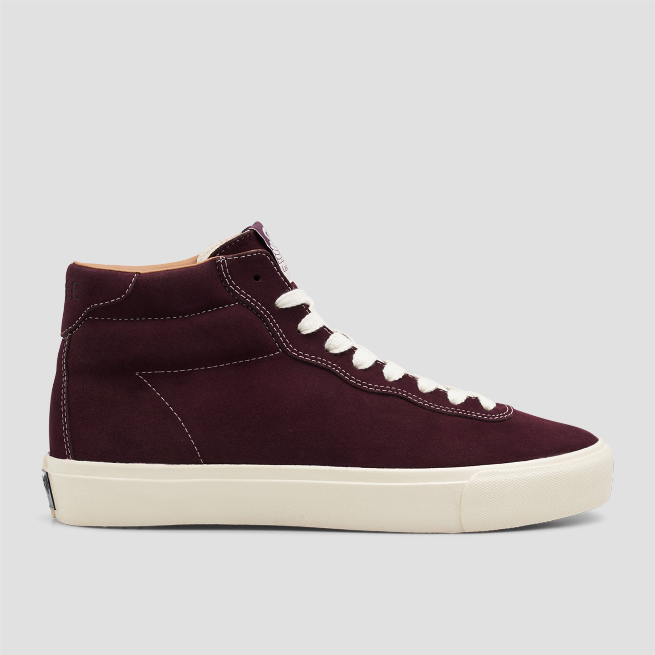 Last Resort AB VM001 HI Suede Skate Shoes Fig Red / White