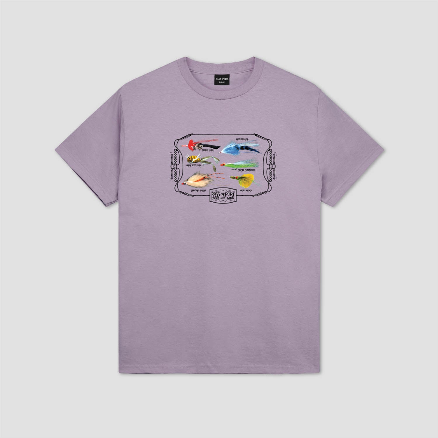 PassPort Lures T-Shirt Dusty Lilac