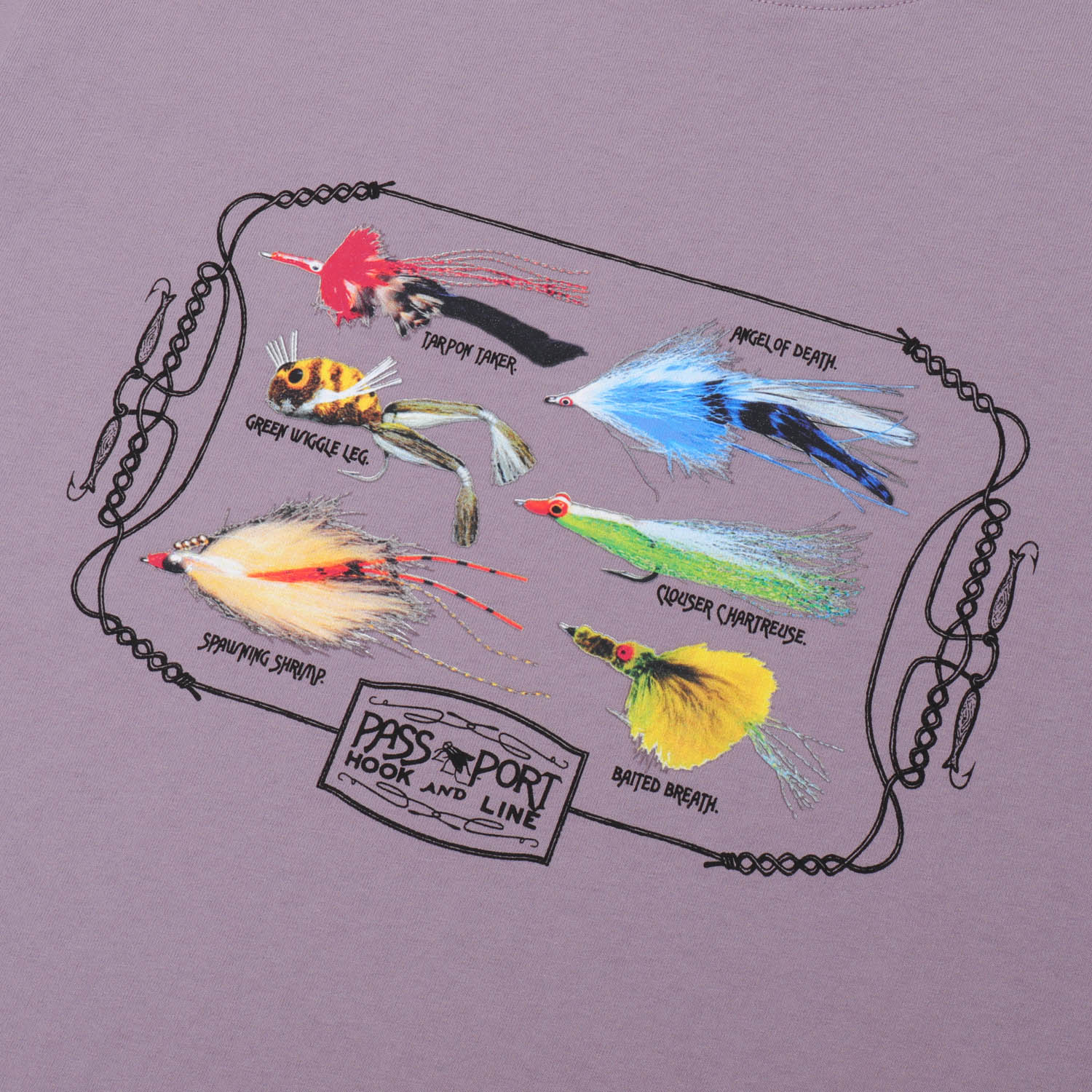 PassPort Lures T-Shirt Dusty Lilac