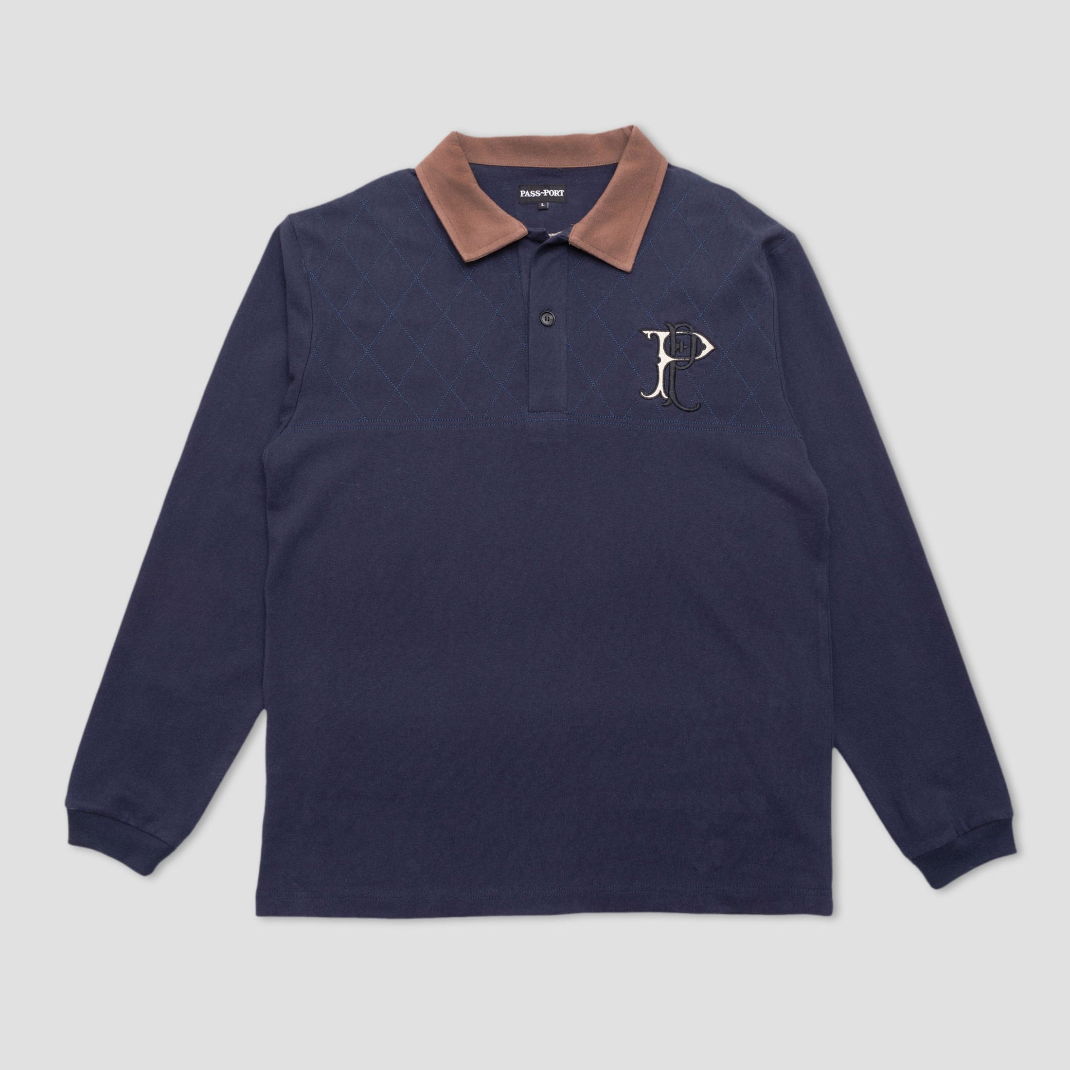 PassPort Monogram Polo Jersey Navy