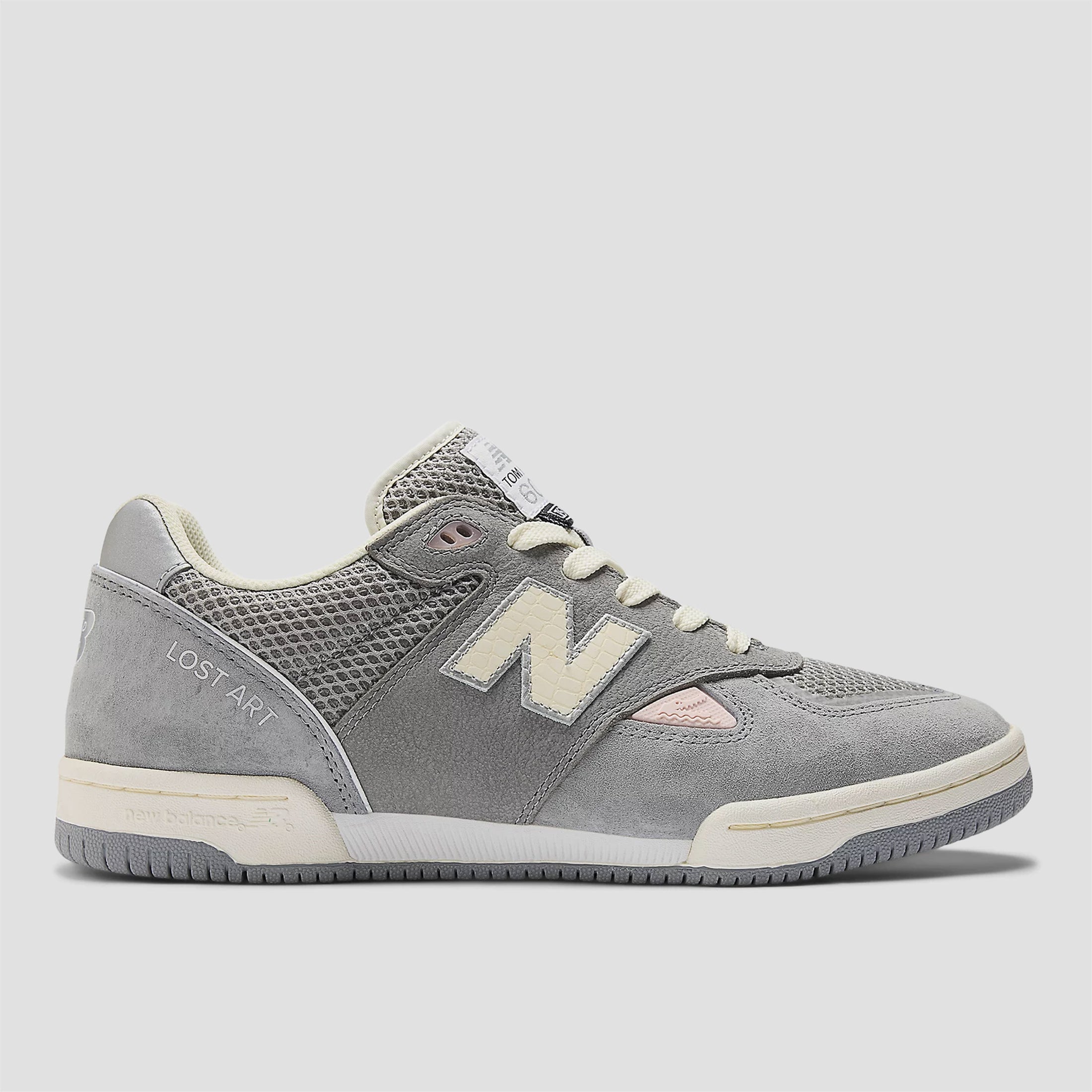 New Balance Numeric X Lost Art 600 Tom Knox Skate Shoes Grey