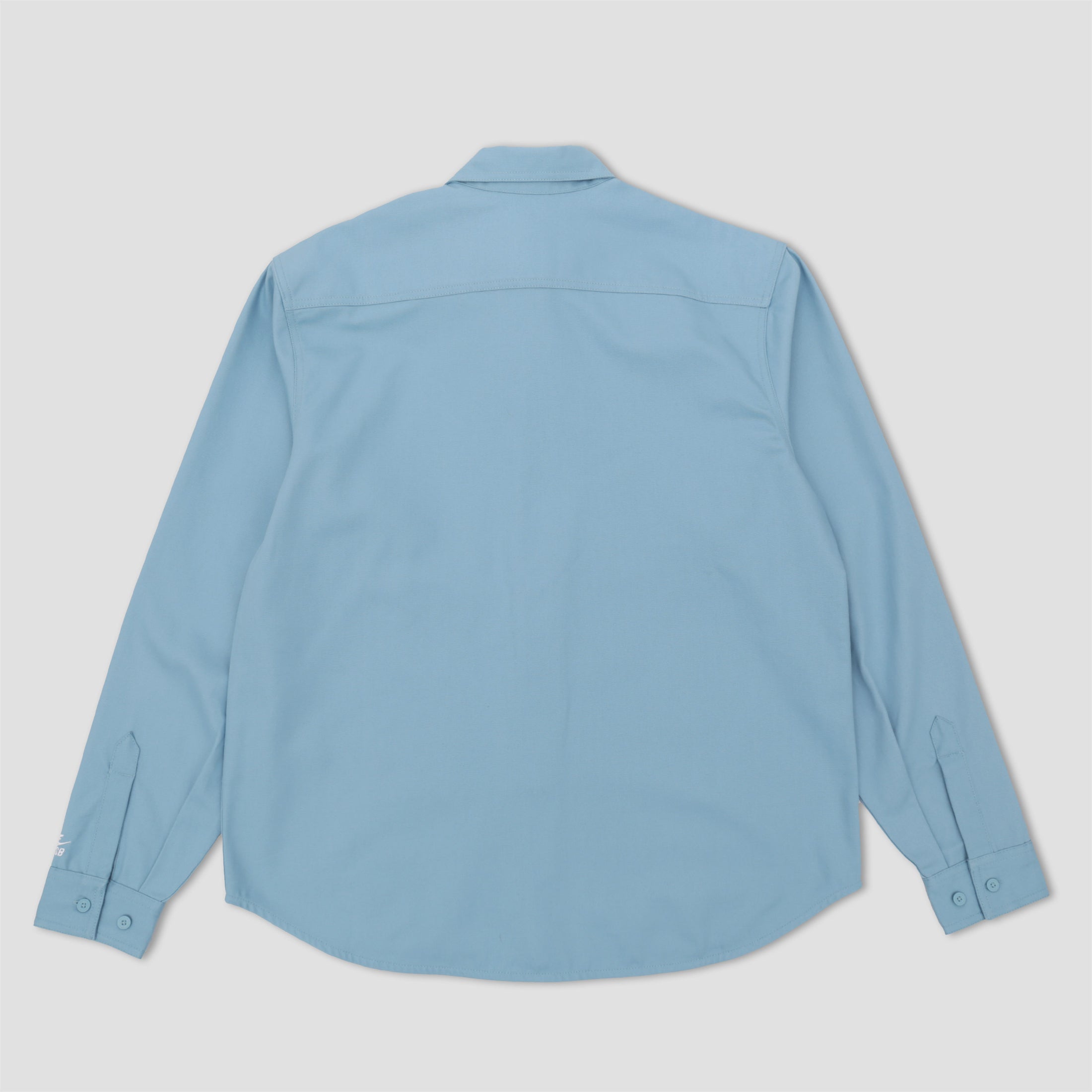 Nike SB Long-Sleeve Woven Skate Shirt Denim Turq