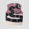 Load image into Gallery viewer, Nike SB Snake Sweater Vest Plum Dust / Orewood Brown / Black
