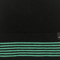 Load image into Gallery viewer, PassPort Organic Cotton Stripe Knit Beanie Black / Green
