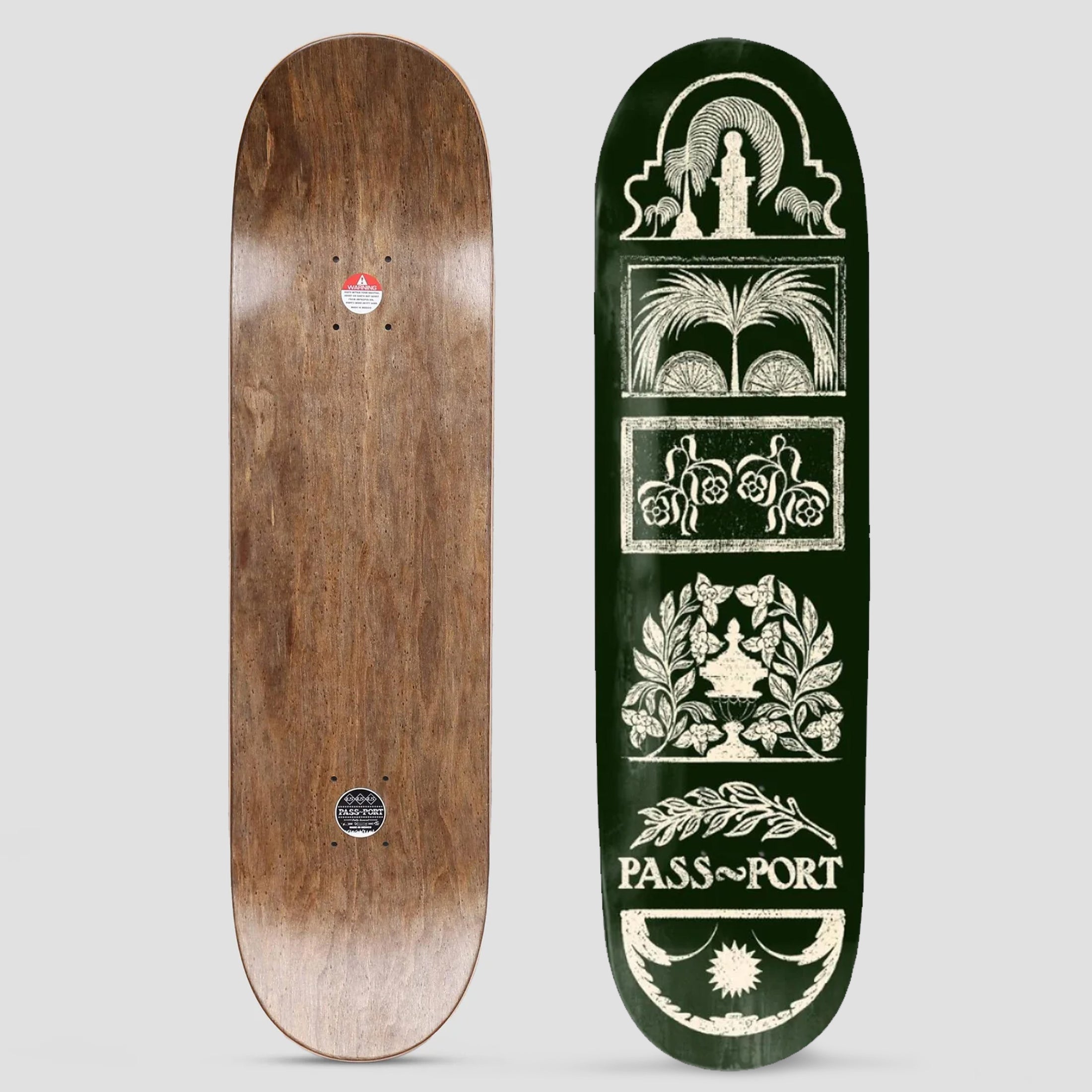 Passport 8.125 Rubbings Series Front Yard Skateboard Deck