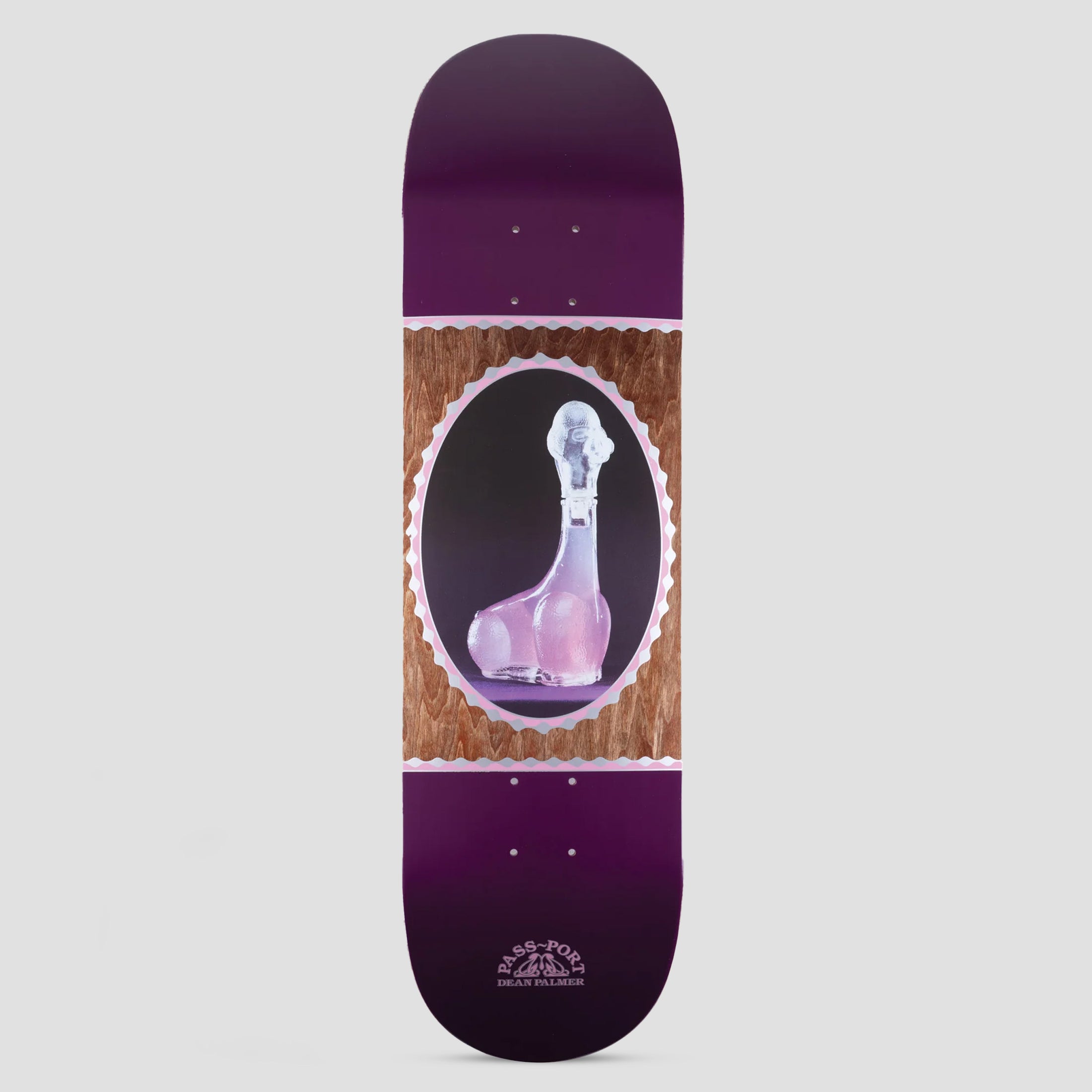 Passport 8.125 Glass Vessel Pro Series Dean Poodle Skateboard Deck Purple