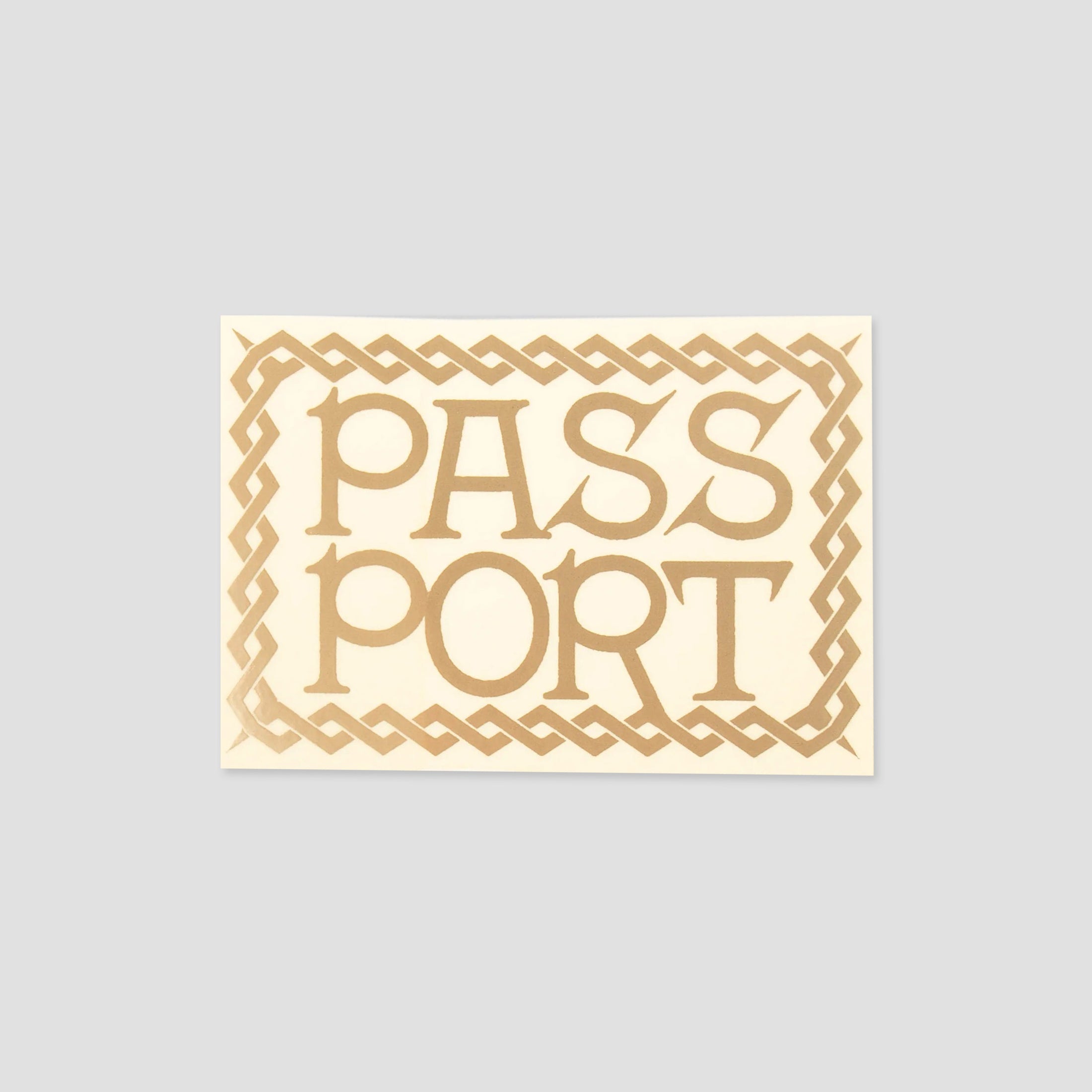 Passport Invasive Logo Sticker