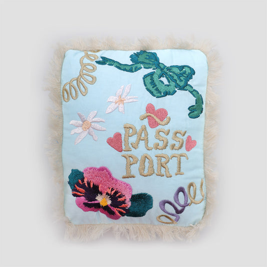 PassPort Yobbo Decorative Cushion Light Blue