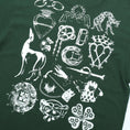 Load image into Gallery viewer, PassPort Trinkets Pocket T-Shirt Forest Green
