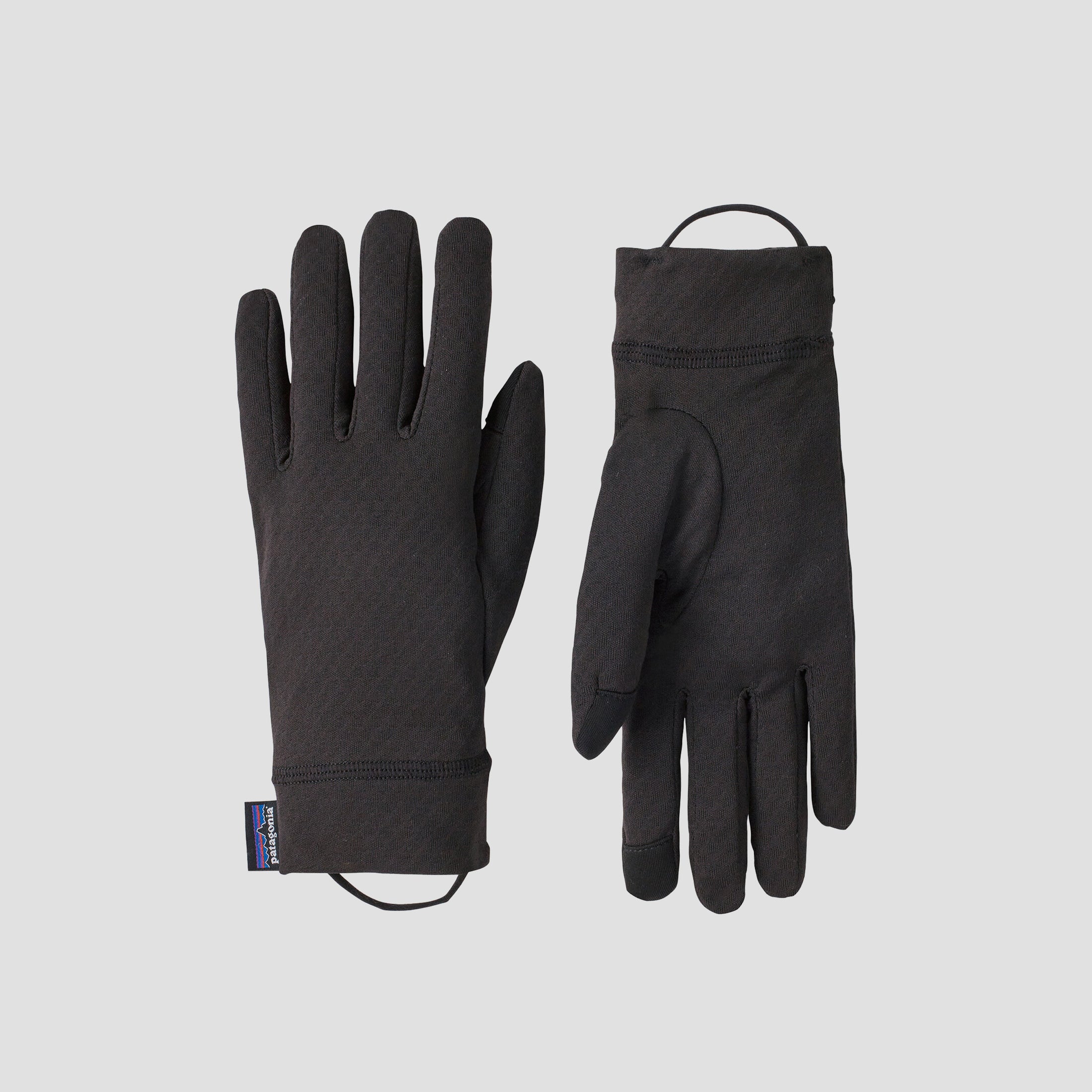 Patagonia Capilene Mid Weight Liner Gloves Black