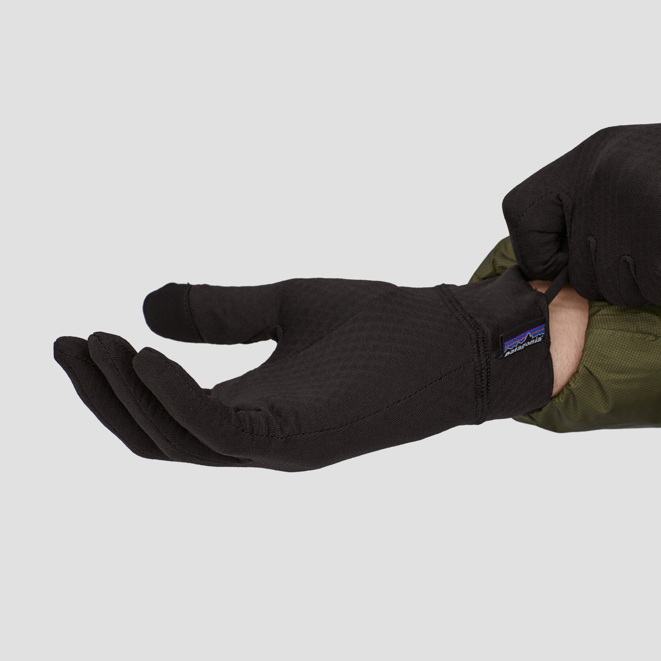 Patagonia Capilene Mid Weight Liner Gloves Black