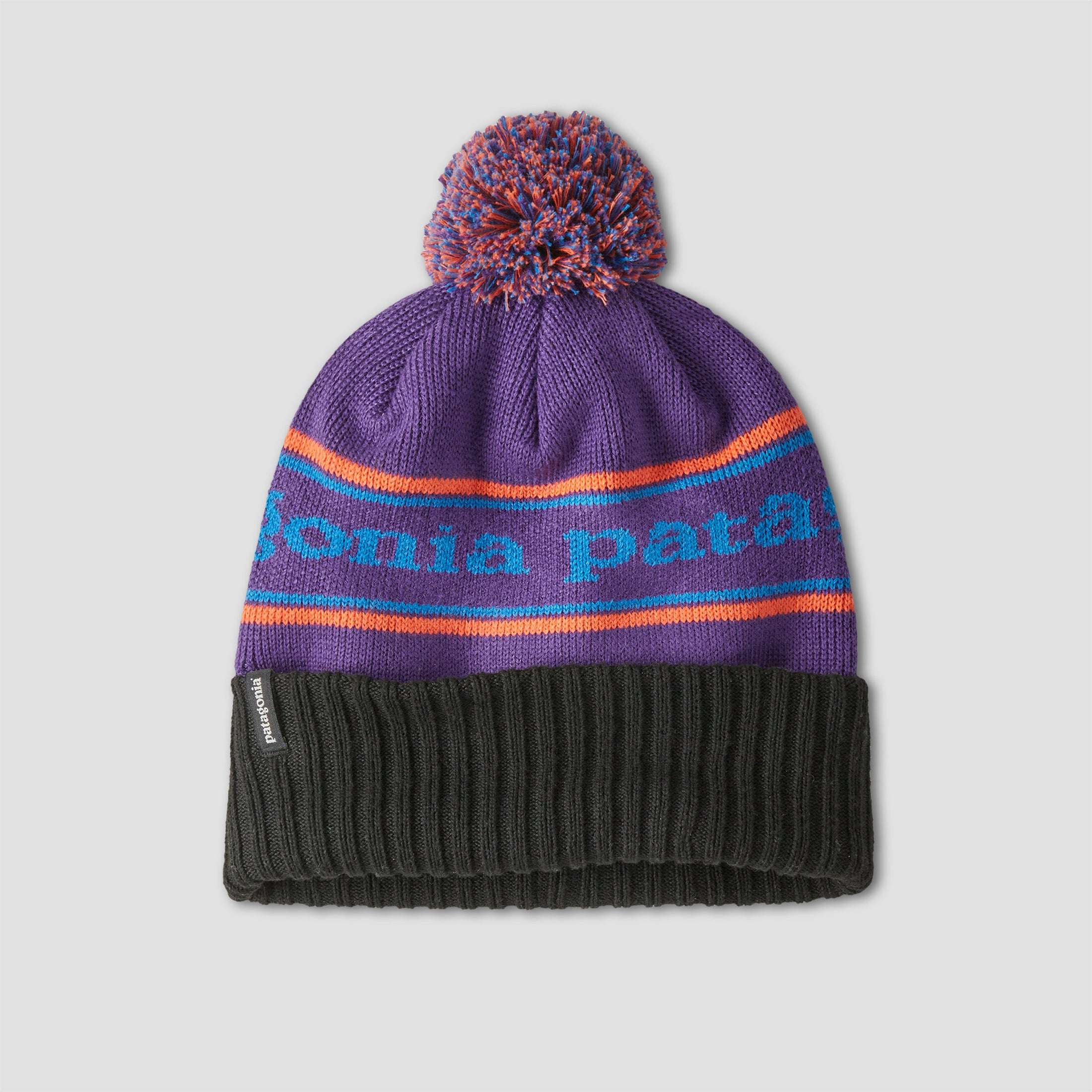 Patagonia Powder Town Beanie Park Stripe / Purple