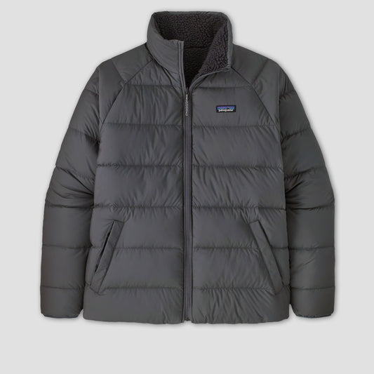 Patagonia Reversible Silent Down Jacket Forge Grey