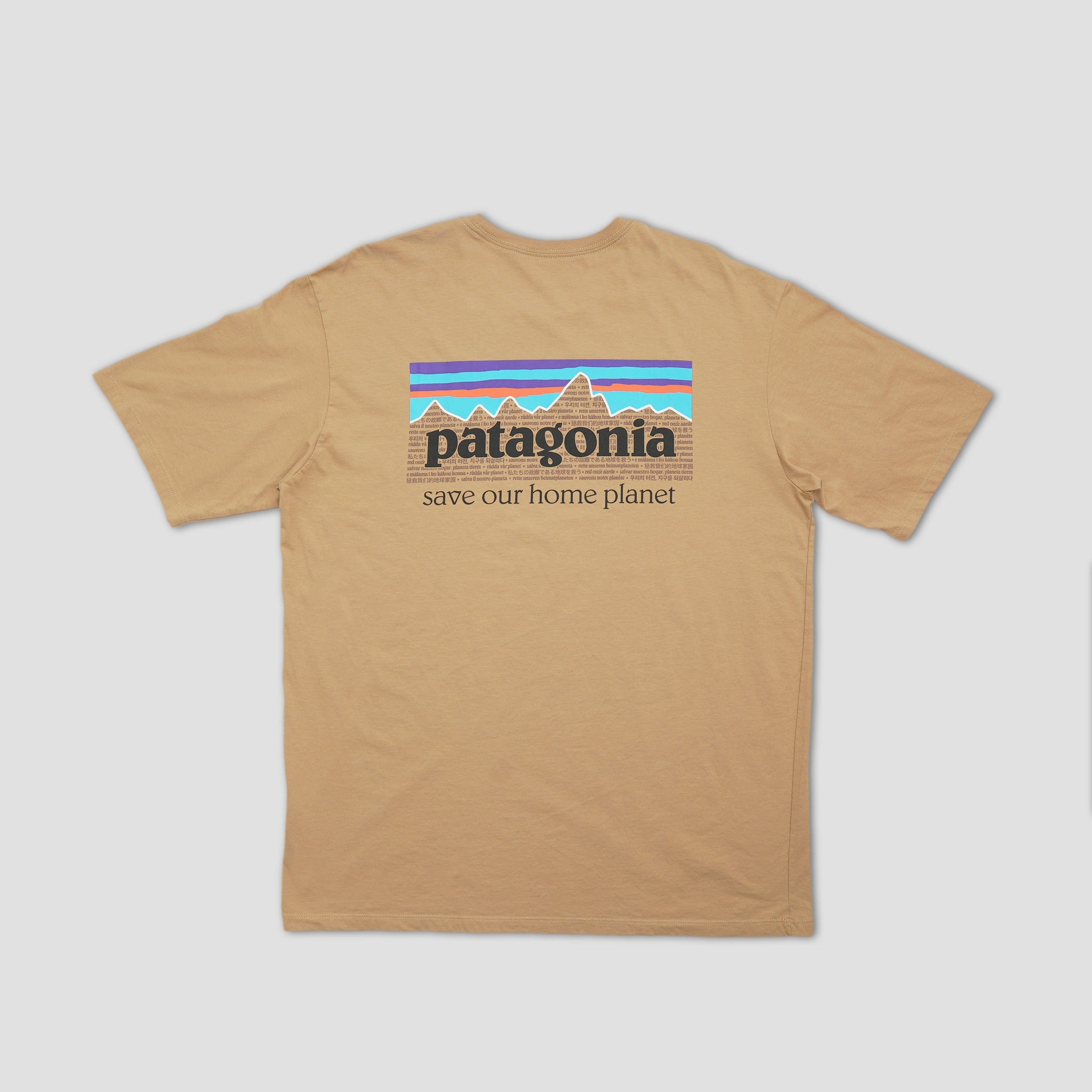 Patagonia P-6 Mission Organic T-Shirt Grayling Brown