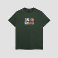 Load image into Gallery viewer, PassPort Patchwork T-Shirt Forest Green
