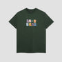 PassPort Patchwork T-Shirt Forest Green