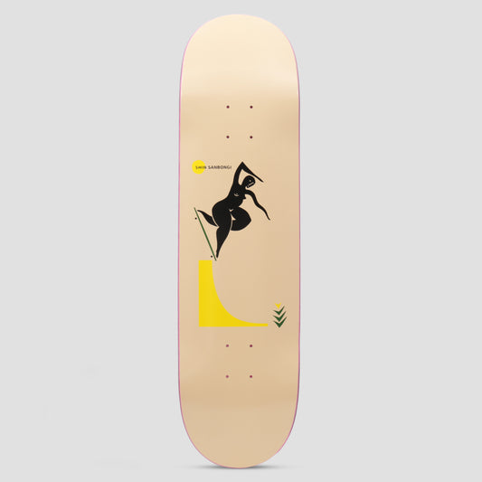 Polar 8.25 Shin Sanbongi Backside Noseblunt Skateboard Deck Sand