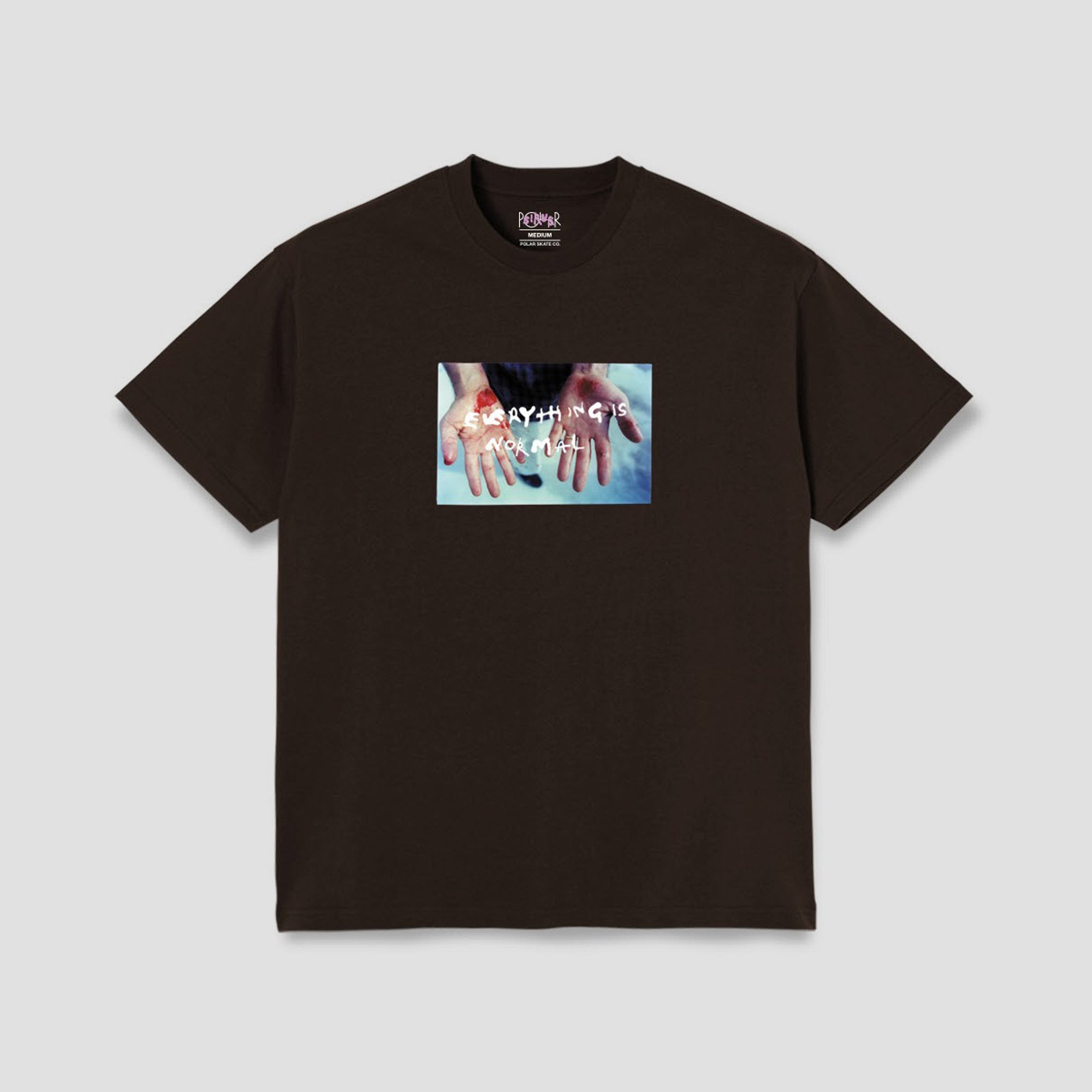 Polar Skate Co T-Shirt Commitment Brown