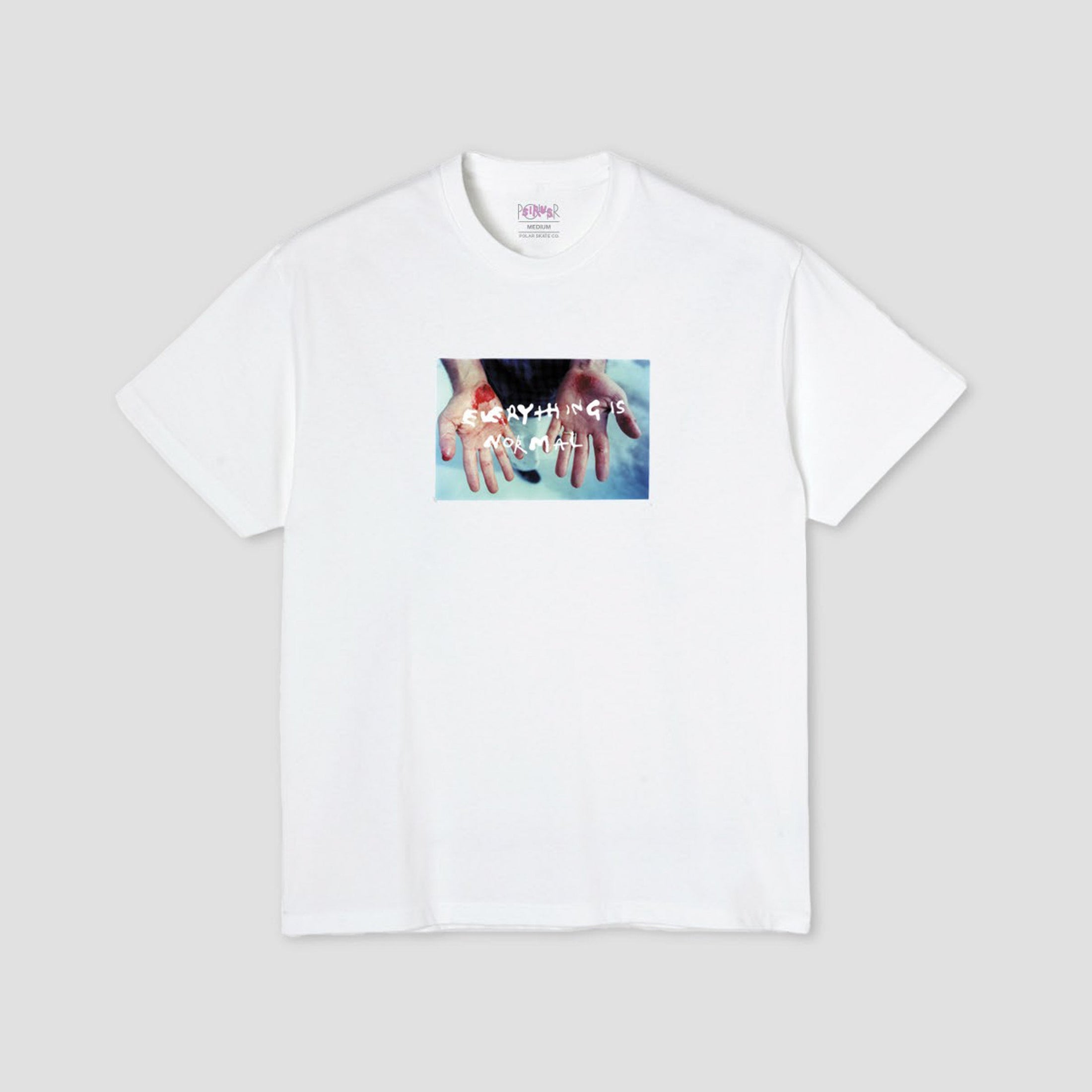 Polar Skate Co T-Shirt Commitment White