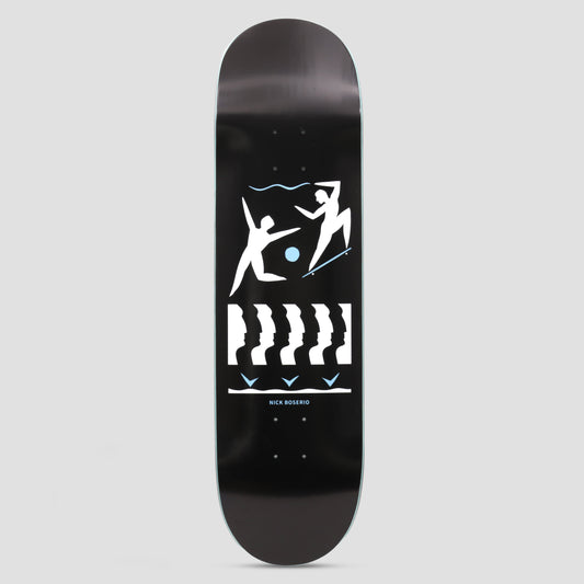 Polar 8.625 Nick Boserio Cut Out Skateboard Deck Black