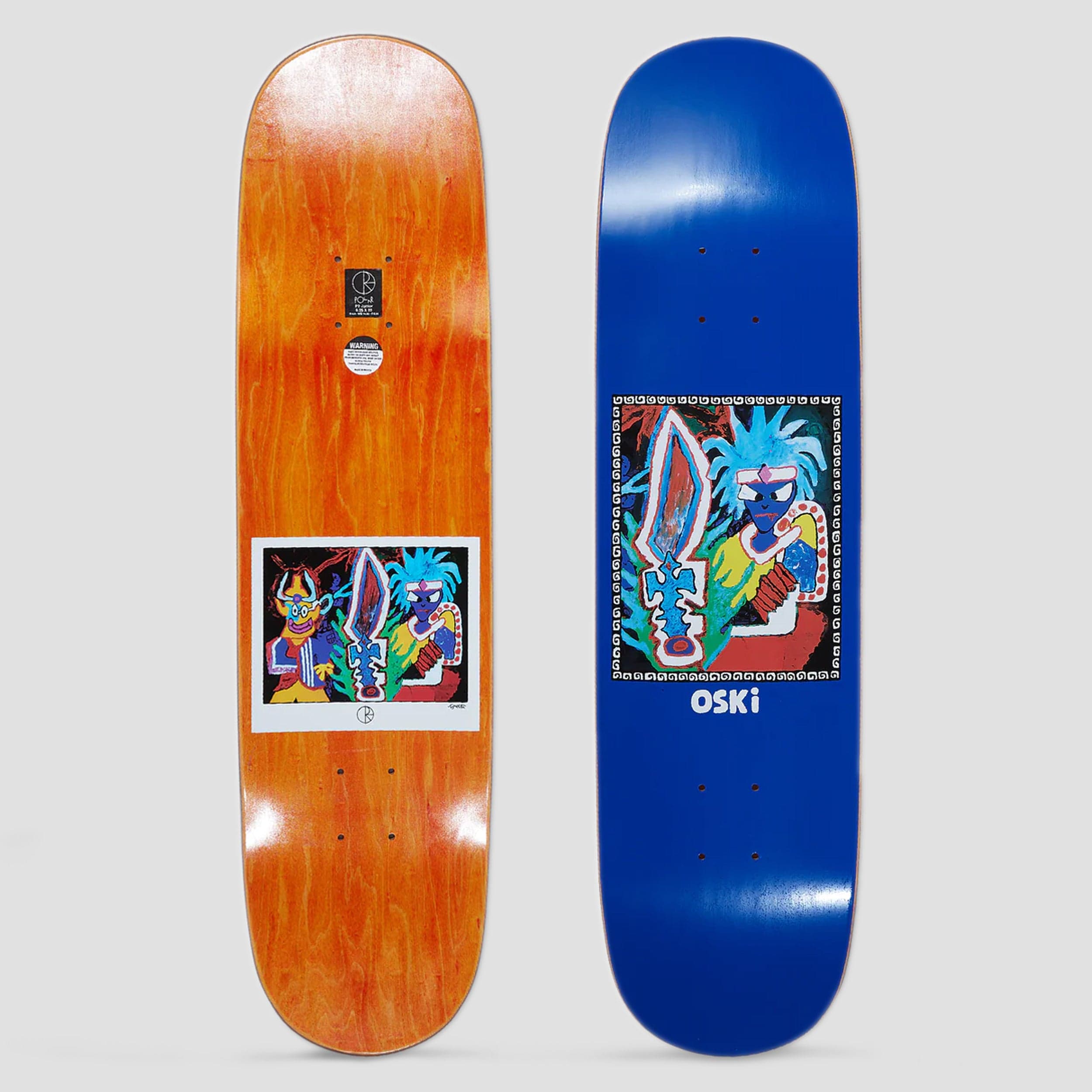 Polar 8.25 P2 Jr. Shape Oskar Rozenberg Tribal Chief Skateboard Deck B ...