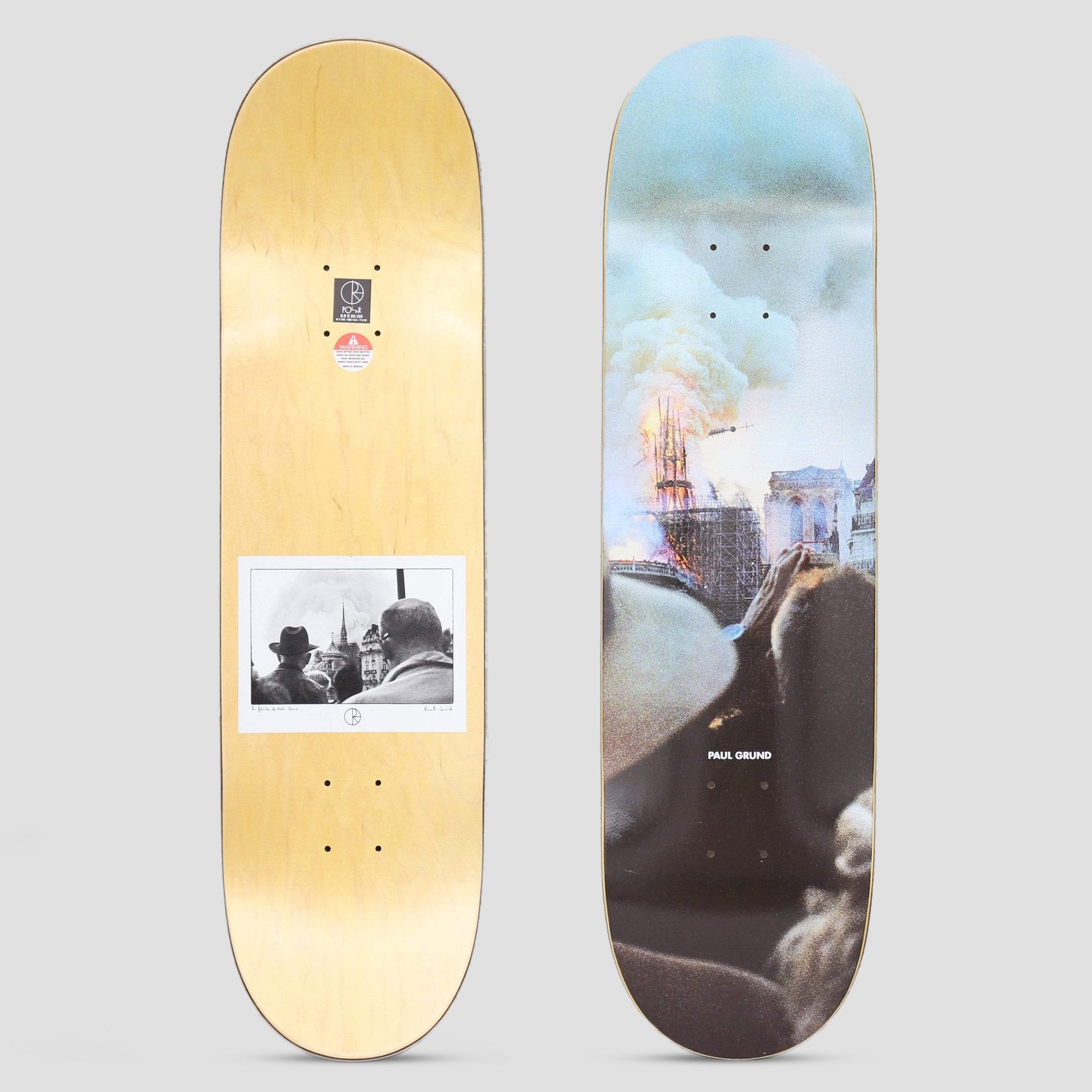 Polar 8.25 Grund Notre Dame Skateboard Deck