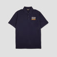 Load image into Gallery viewer, PassPort Circle Saw Embroidery Polo Navy
