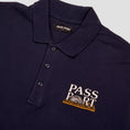 Load image into Gallery viewer, PassPort Circle Saw Embroidery Polo Navy
