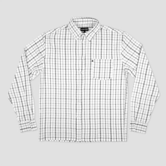 PassPort Cross Check LS Shirt White