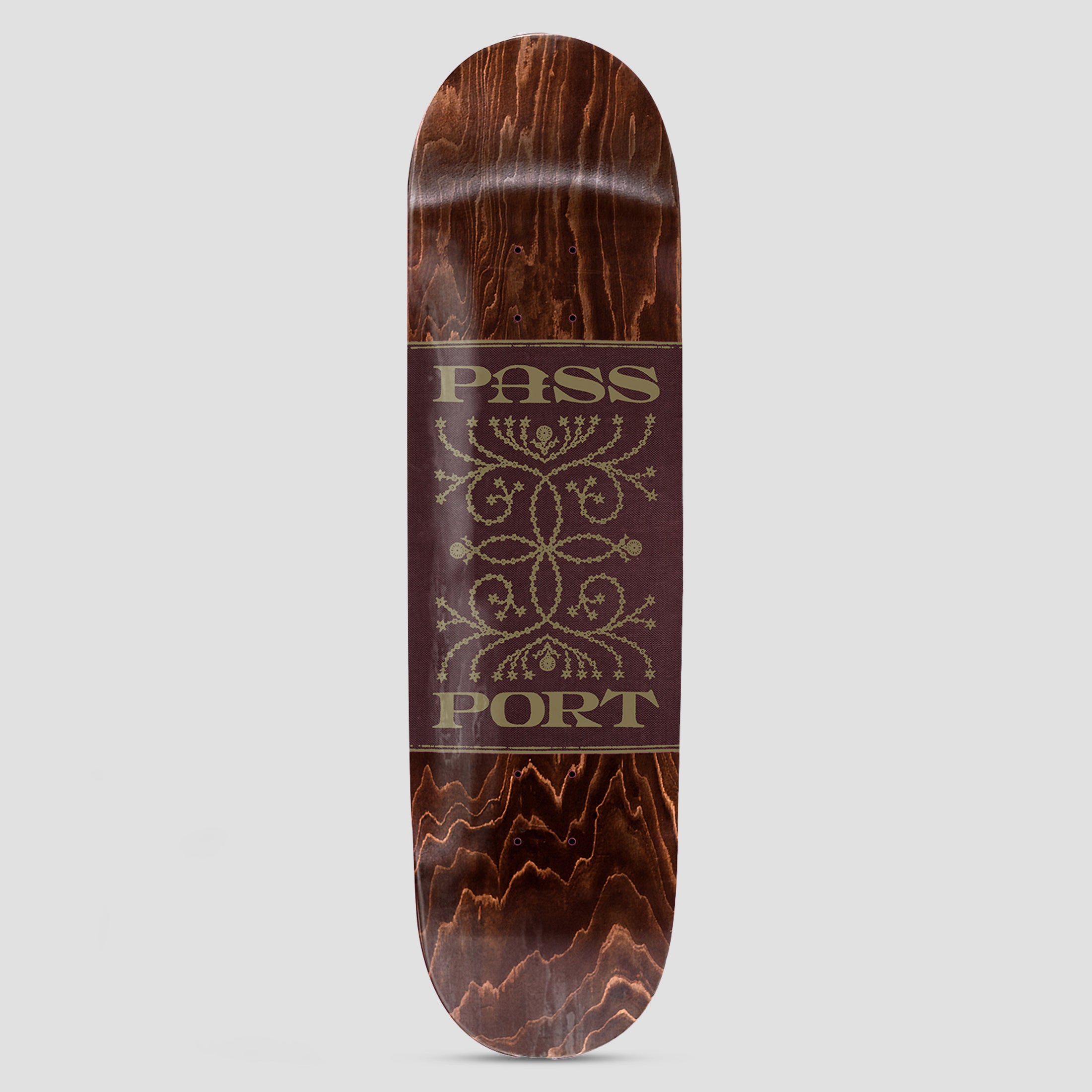 Passport 8.0 Embossed Series Constellation Skateboard Deck Wood Stain