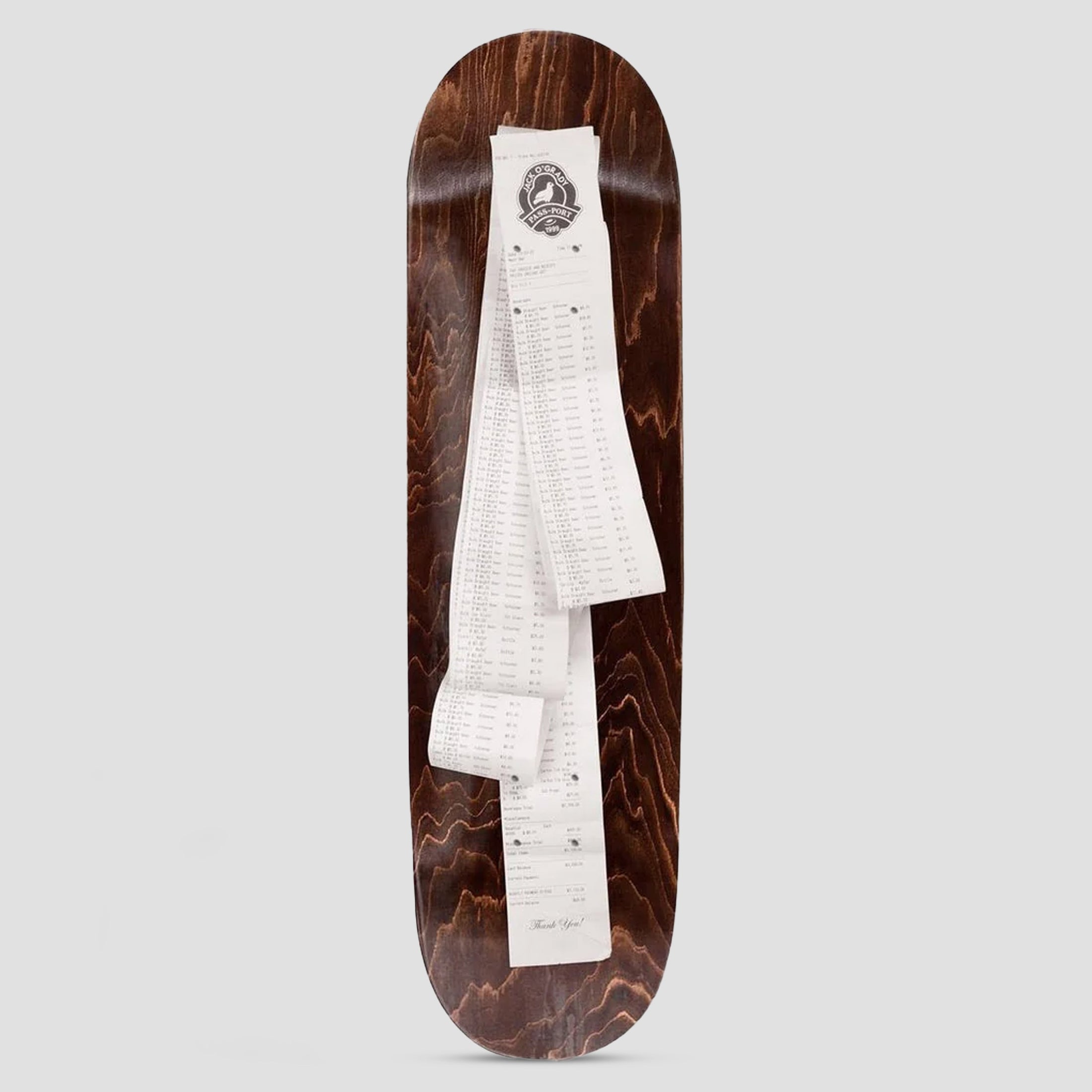 Passport 8.6 Pro Series Jack Receipt Skateboard Deck