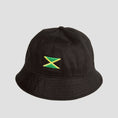 Load image into Gallery viewer, PassPort Jamaica Twill Bucket Hat Black
