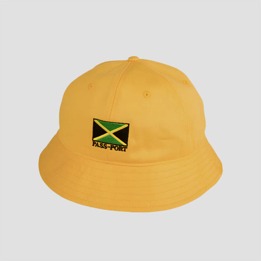 PassPort Jamaica Twill Bucket Hat Yellow