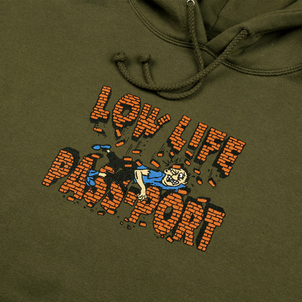 PassPort Low Life Brick Hood Army Green