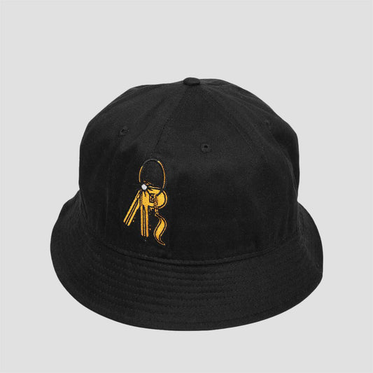 PassPort Master Key 6 Panel Bucket Hat Black