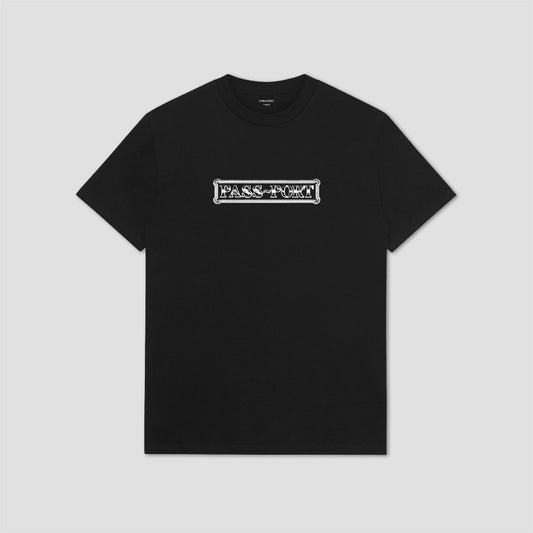 PassPort Plaque T-Shirt Black