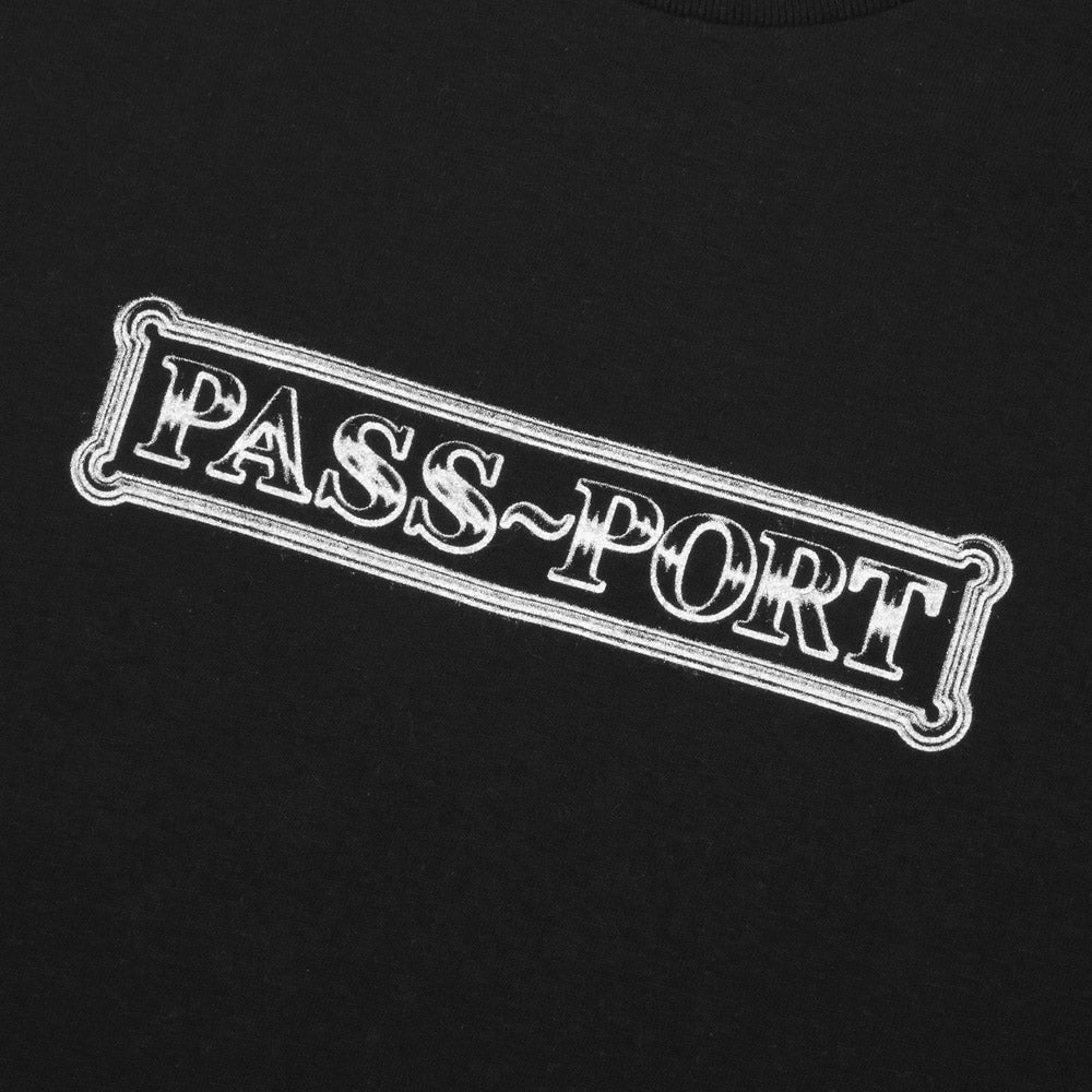 PassPort Plaque T-Shirt Black