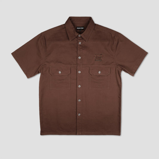 PassPort Stay Connected Sparky Shortsleeve Shirt Choc