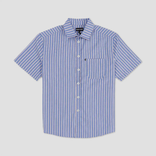 PassPort Stripey Workers Shirt French Navy