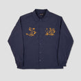 Load image into Gallery viewer, PassPort Swatter Embroidery Court Jacket Navy
