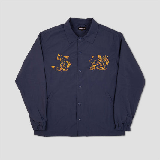 PassPort Swatter Embroidery Court Jacket Navy