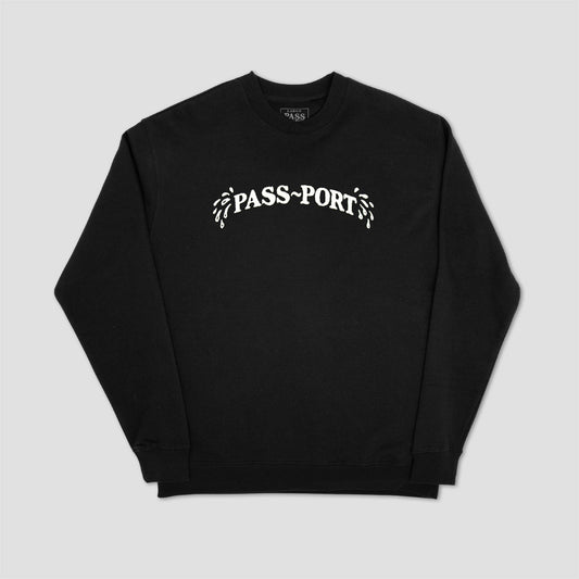 PassPort Sweaty Puff Crew Black