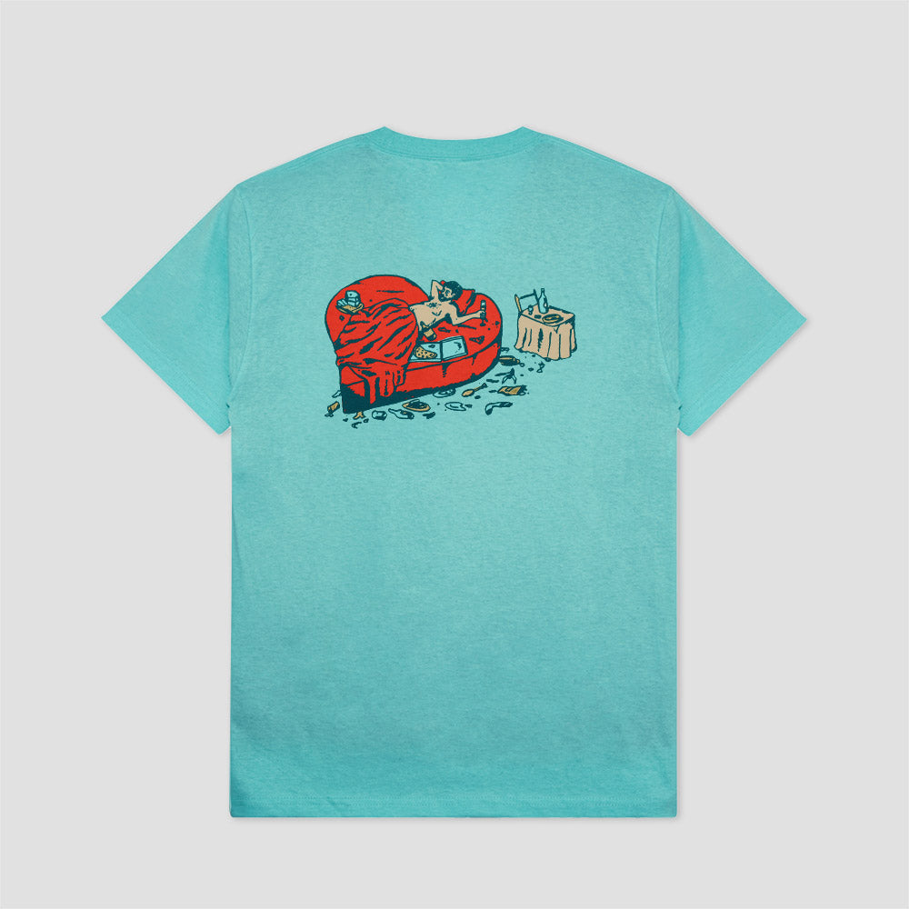 PassPort Unlucky in Love T-Shirt Celadon