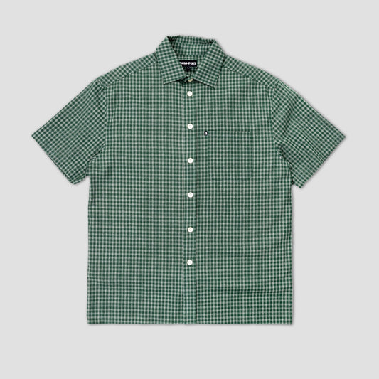 Passport Workers Check Shirt Shortsleeve R42 Green