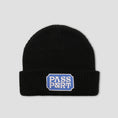 Load image into Gallery viewer, Passport Yearbook Logo Beanie Black
