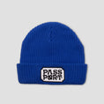 Load image into Gallery viewer, Passport Yearbook Logo Beanie Royal Blue
